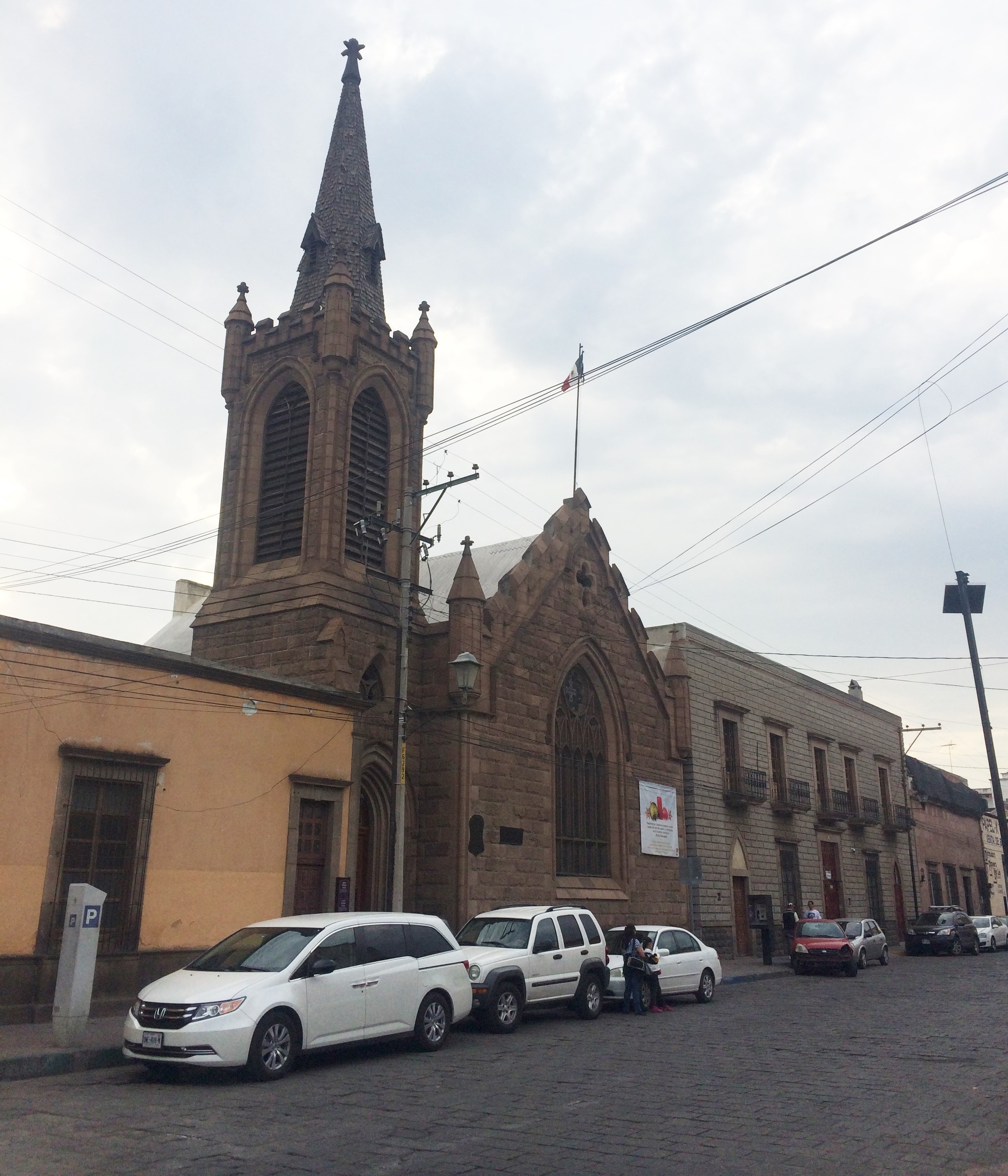 San Luis Potosi brick church USMexpats