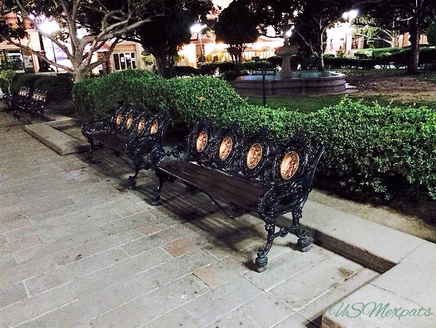 San Luis Potosi Catedral Metropolitana de San Luis Rey King San Luis Metropolitan Cathedral plaza park benches USMexpats