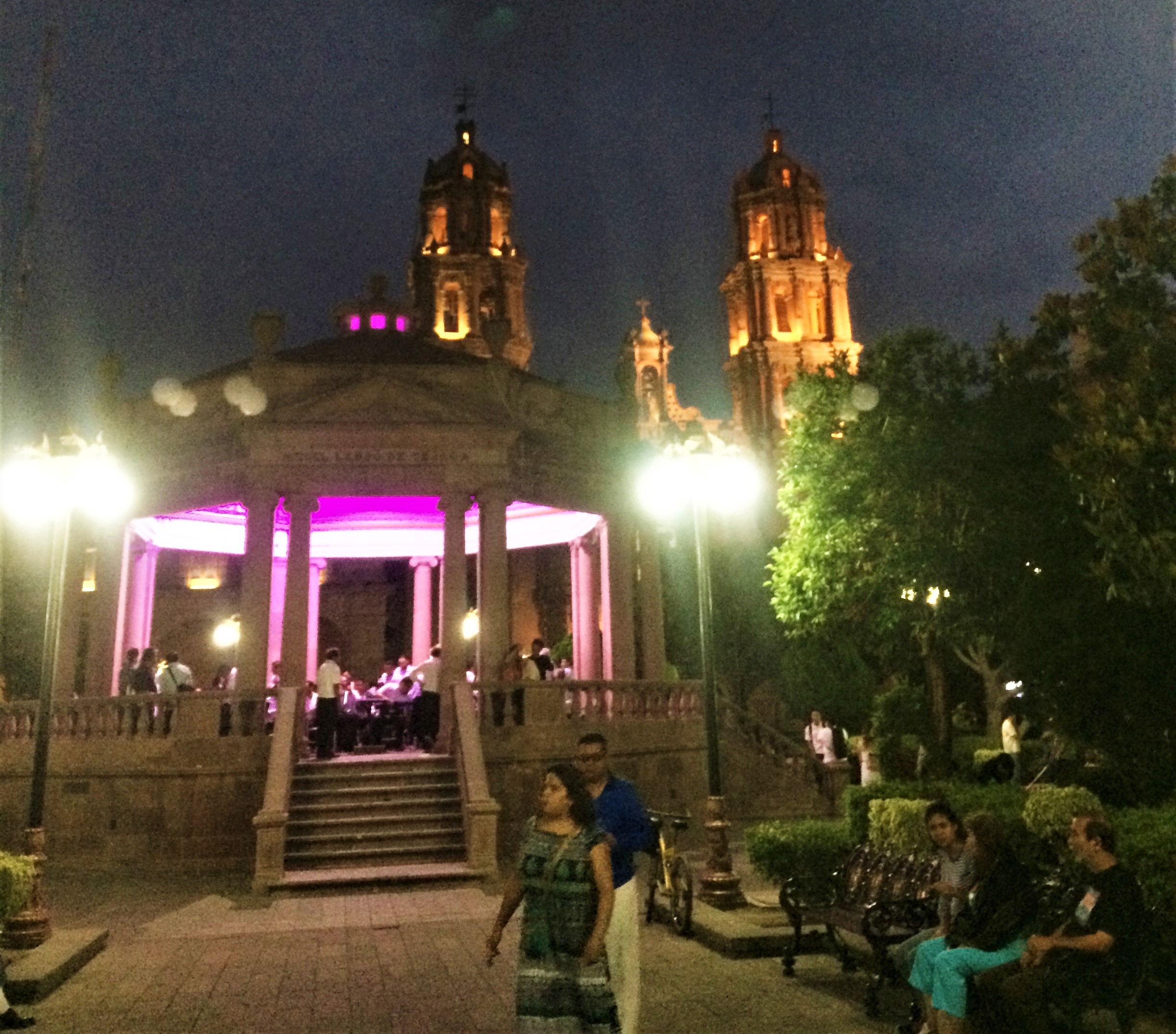 San Luis Potosi plaza de Catedral Metropolitana de San Luis Rey King San Luis Metro Cathedral classical orchestra concert USMexpats